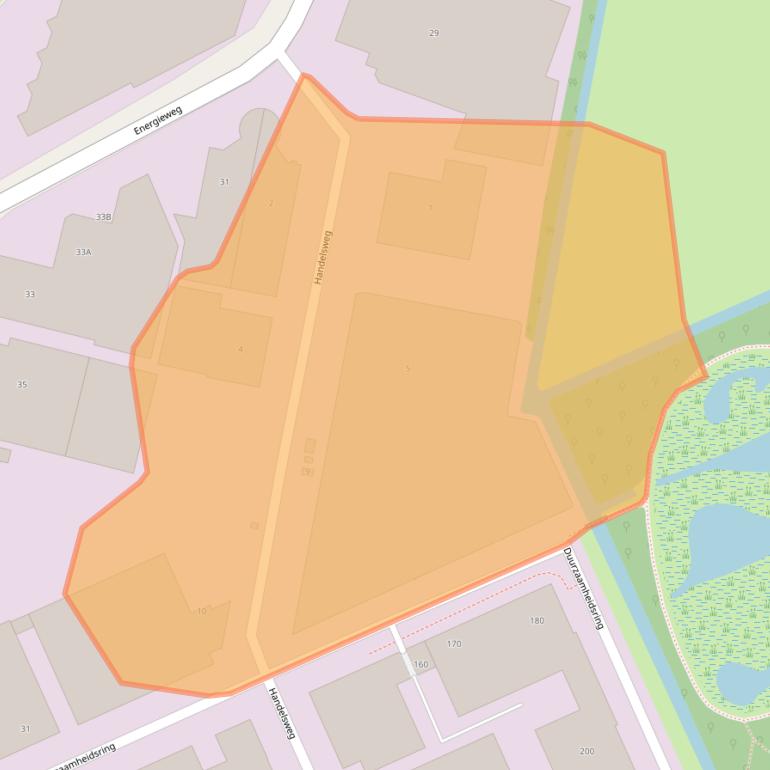 Kaart van postcodegebied 4231EZ.