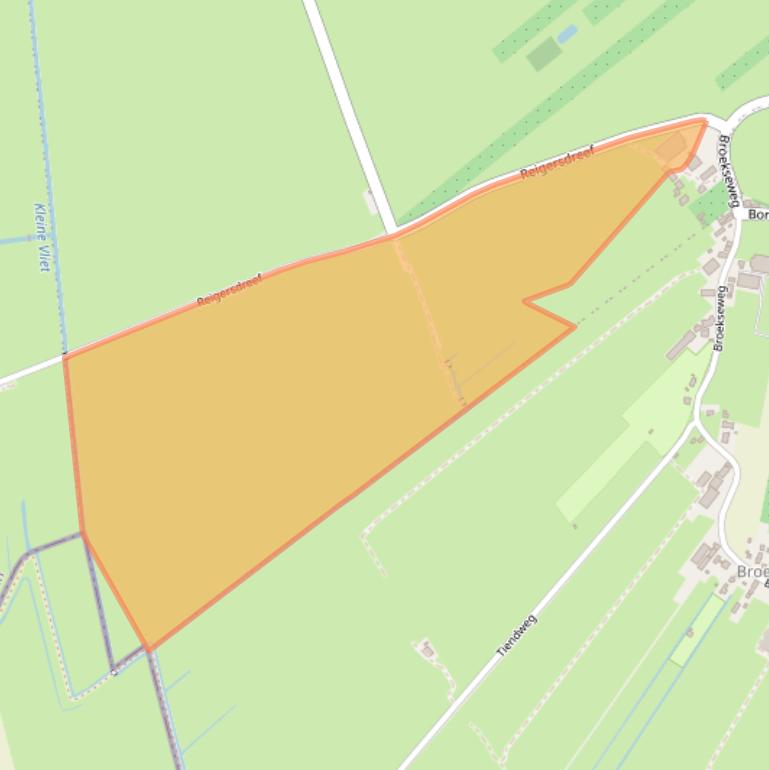 Kaart van postcodegebied 4233CG.