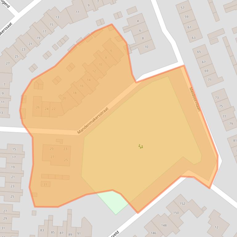 Kaart van postcodegebied 4233GL.