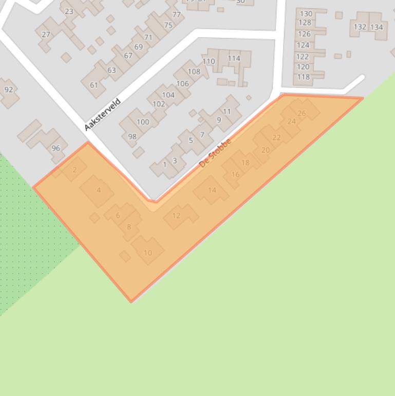 Kaart van postcodegebied 4233GS.