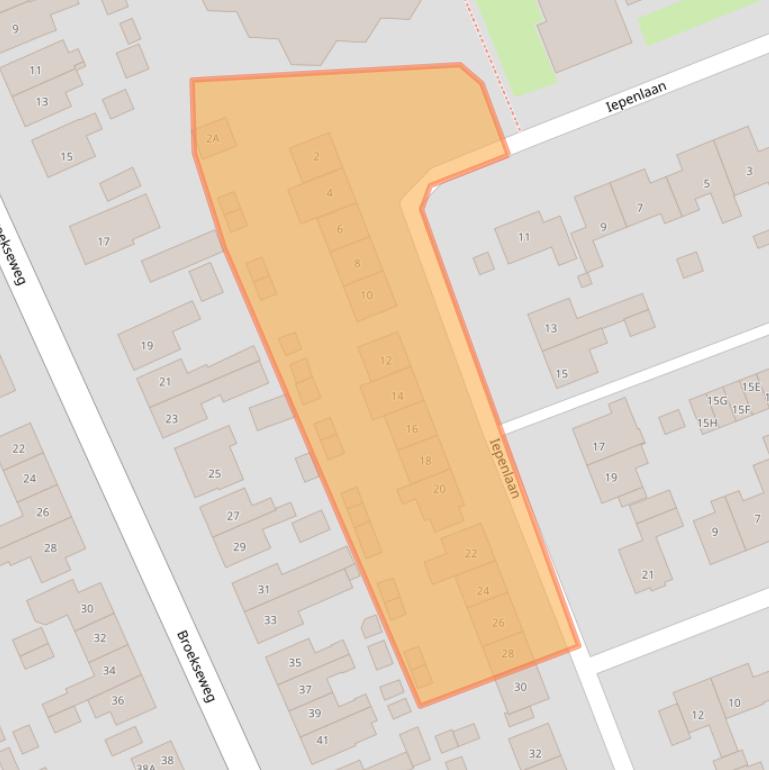 Kaart van postcodegebied 4233HT.