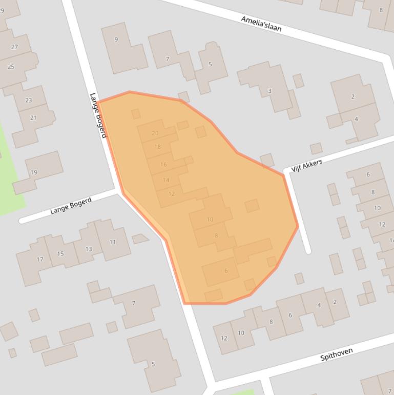 Kaart van postcodegebied 4235AD.