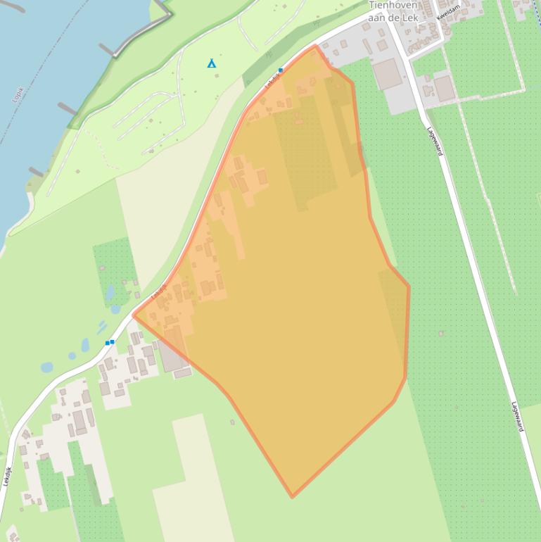 Kaart van postcodegebied 4235VL.