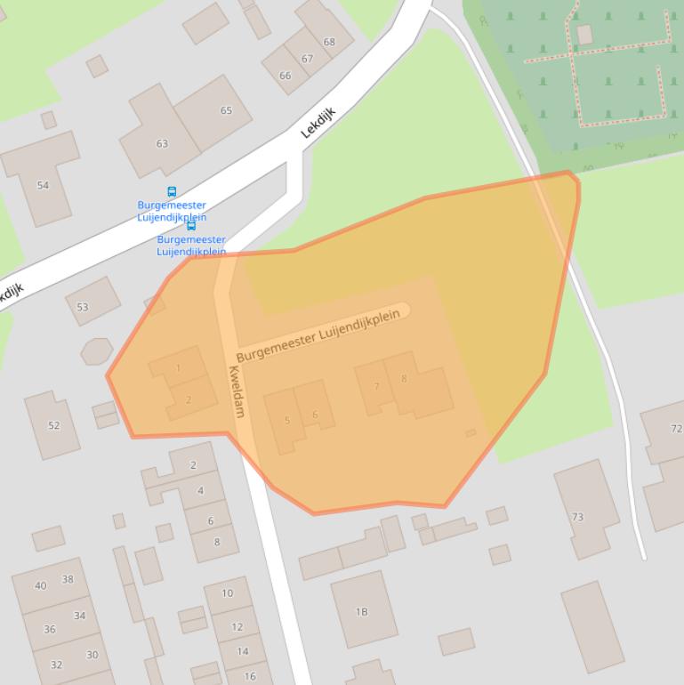 Kaart van postcodegebied 4235VP.