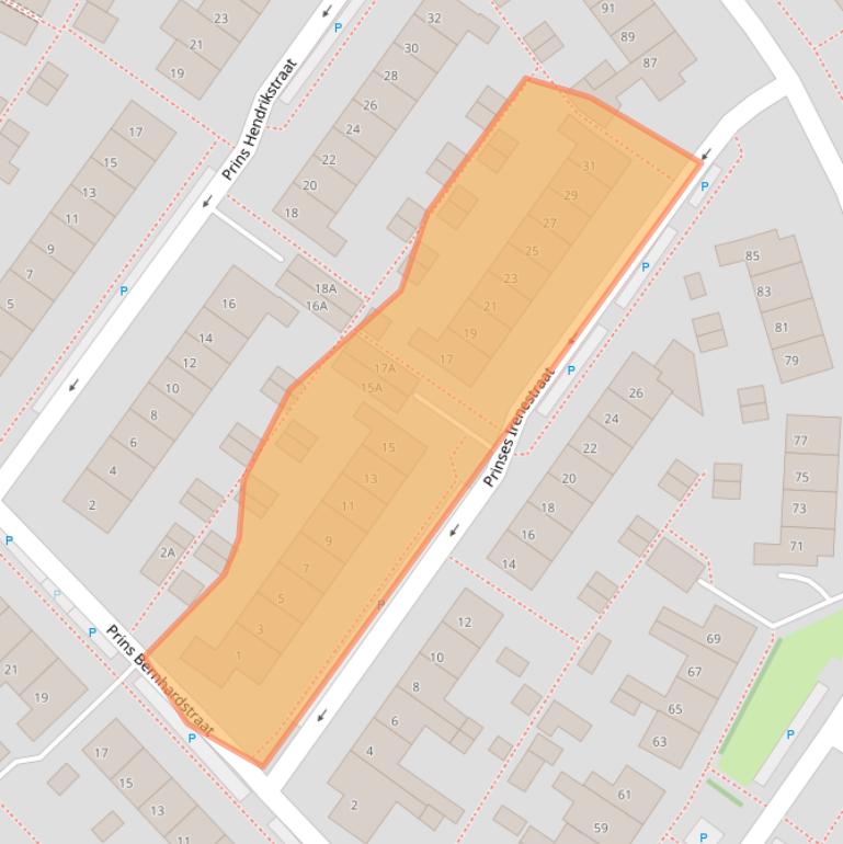 Kaart van postcodegebied 4241AP.