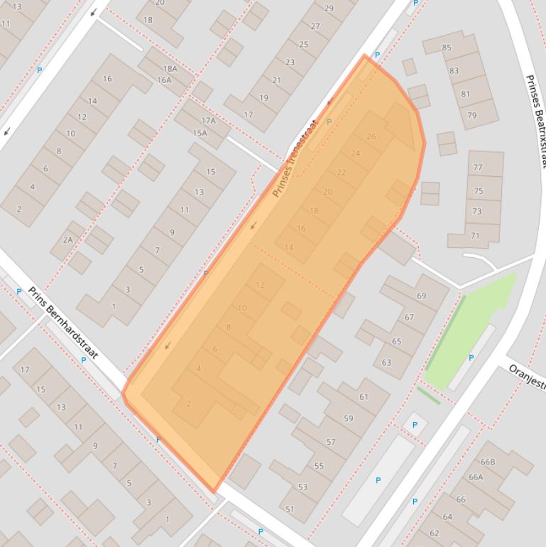 Kaart van postcodegebied 4241AR.