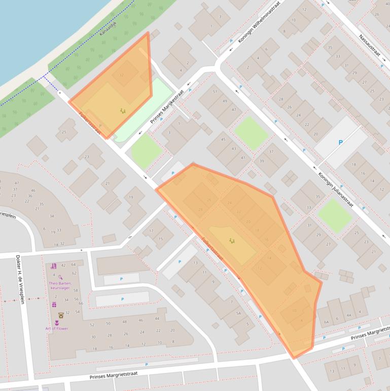 Kaart van postcodegebied 4241BG.