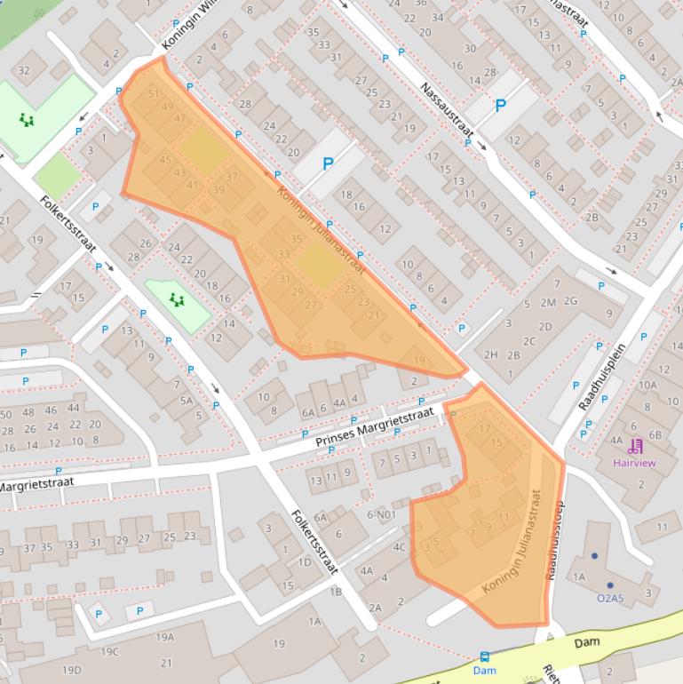 Kaart van postcodegebied 4241BH.