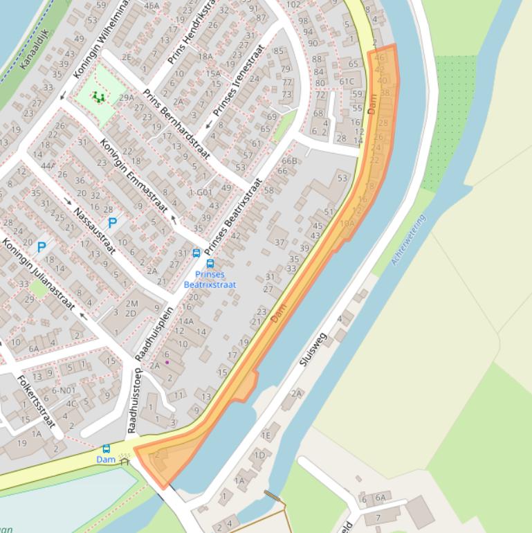 Kaart van postcodegebied 4241BN.