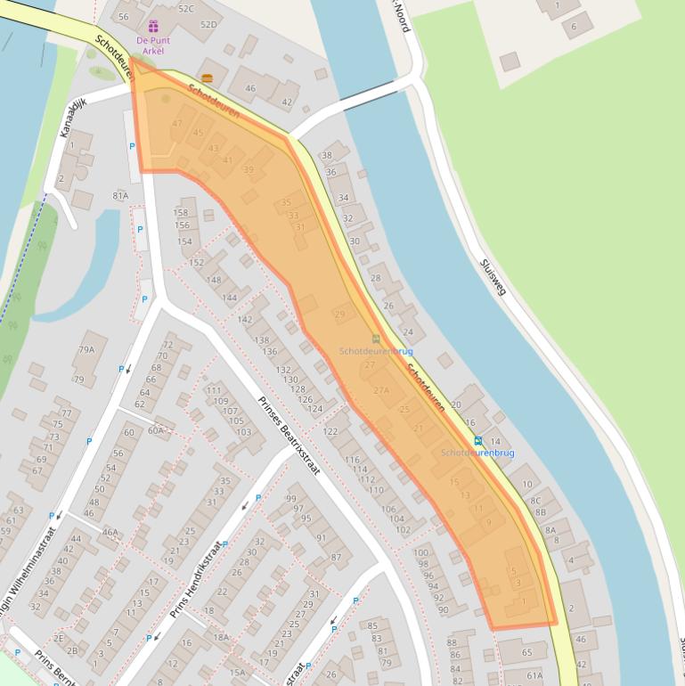 Kaart van postcodegebied 4241BP.