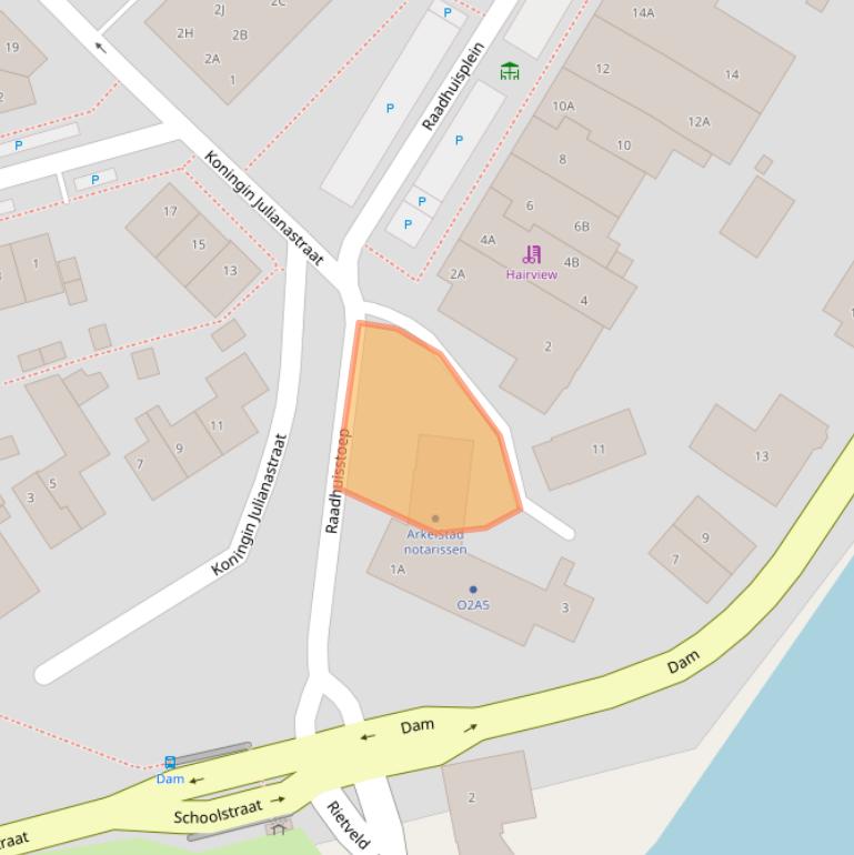 Kaart van postcodegebied 4241BV.