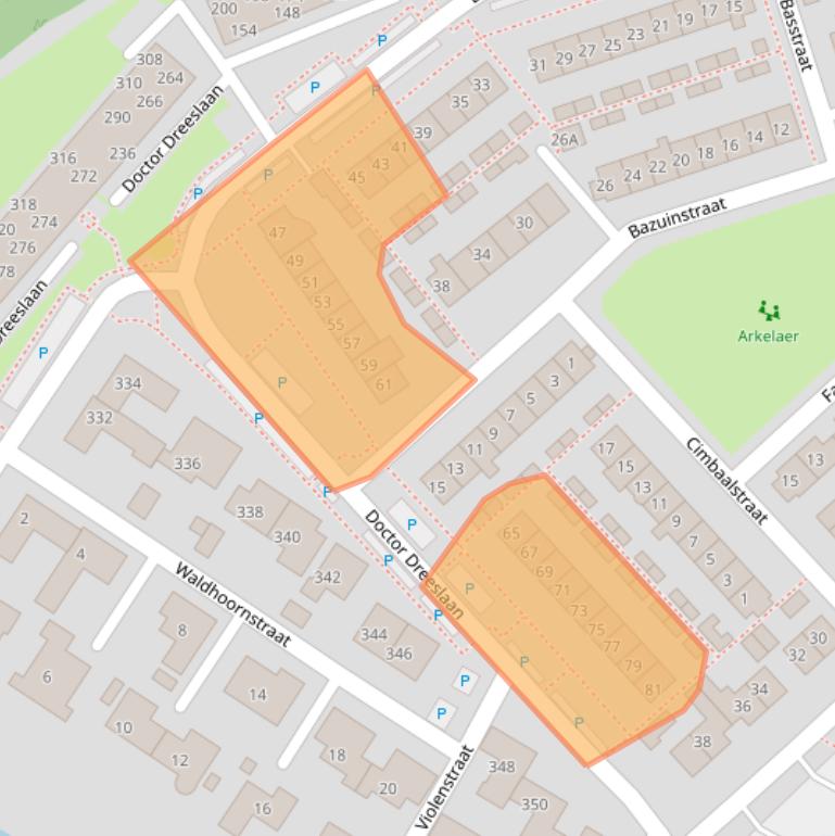 Kaart van postcodegebied 4241CH.