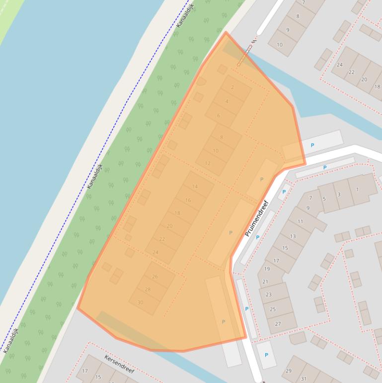 Kaart van postcodegebied 4241DB.