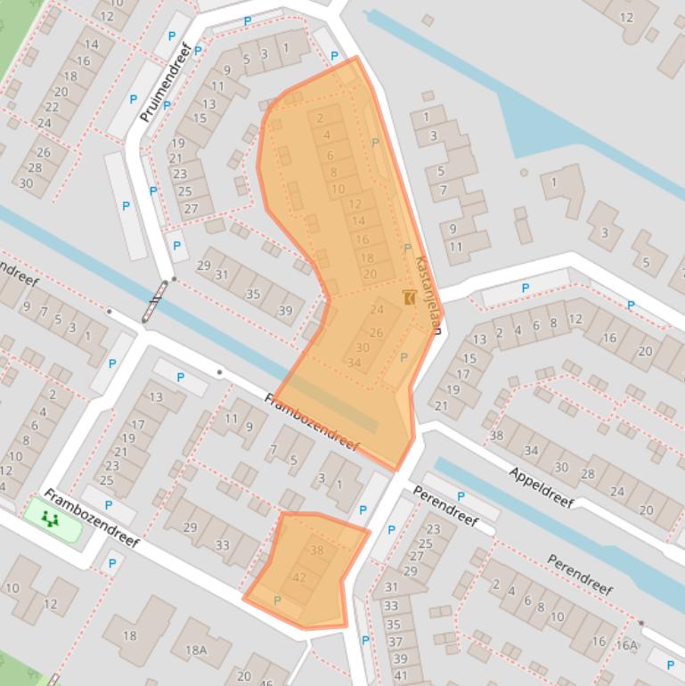 Kaart van postcodegebied 4241DD.