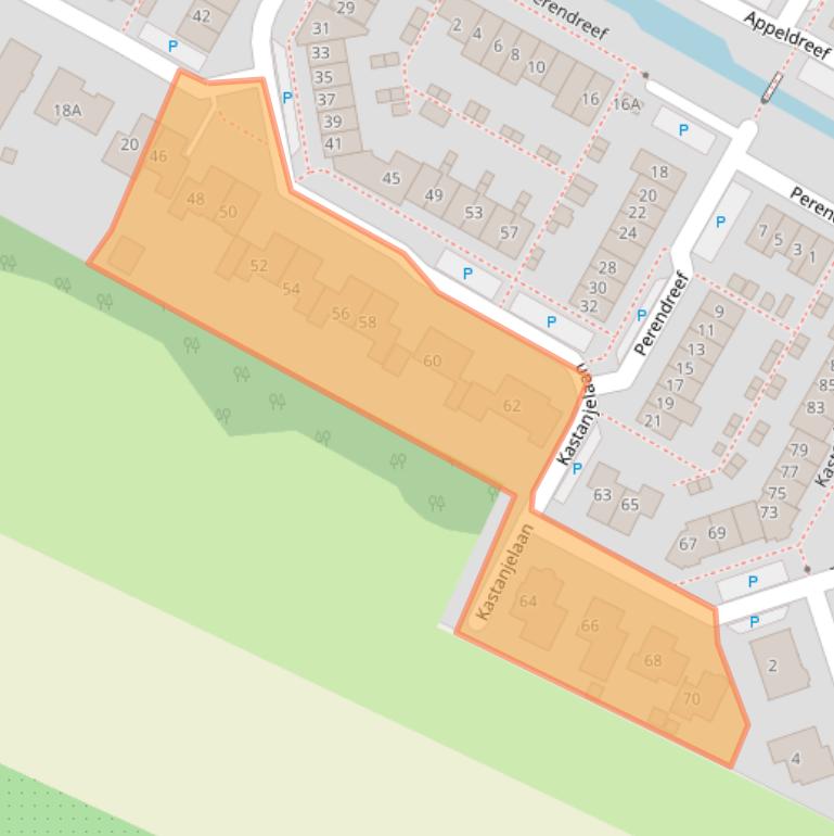 Kaart van postcodegebied 4241DE.