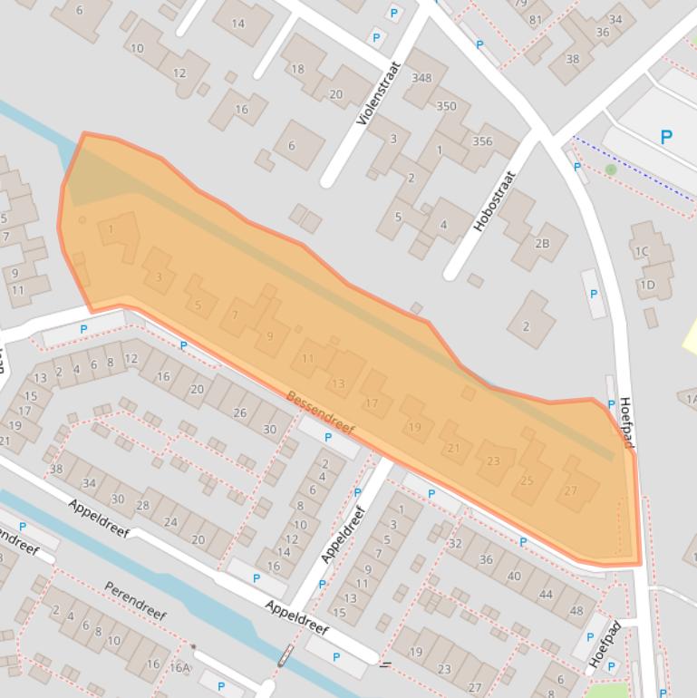 Kaart van postcodegebied 4241DG.