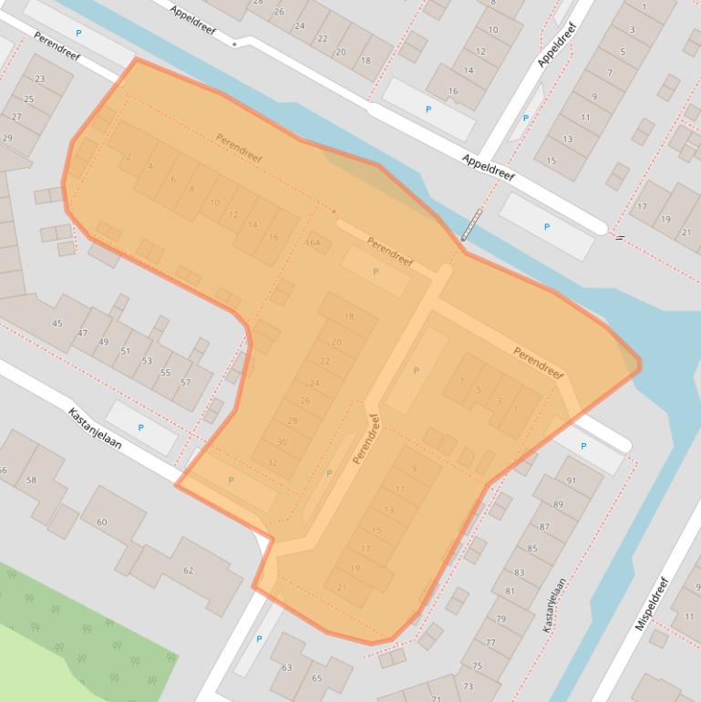 Kaart van postcodegebied 4241DK.