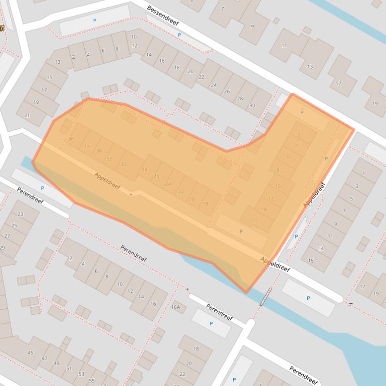 Kaart van postcodegebied 4241DV.