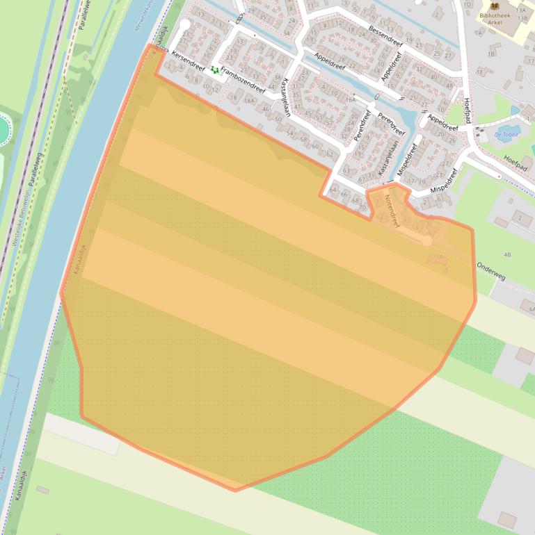 Kaart van postcodegebied 4241DW.