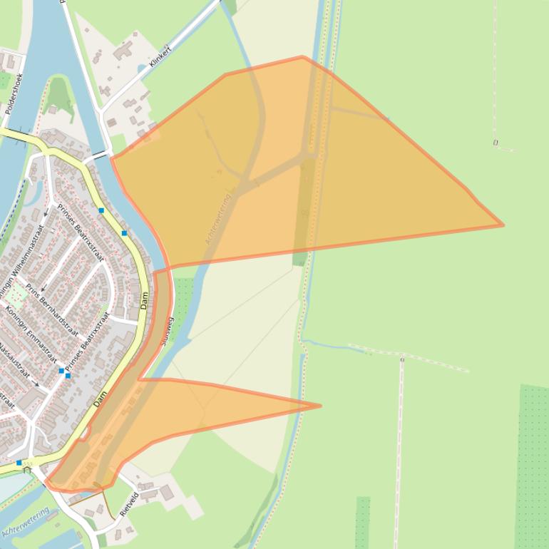 Kaart van postcodegebied 4241EA.