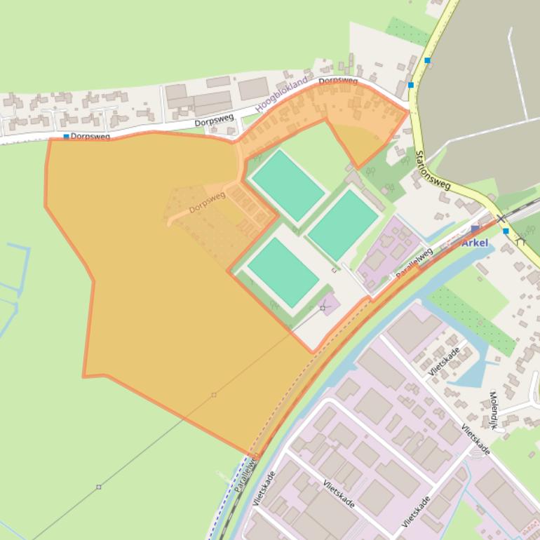 Kaart van postcodegebied 4241LC.