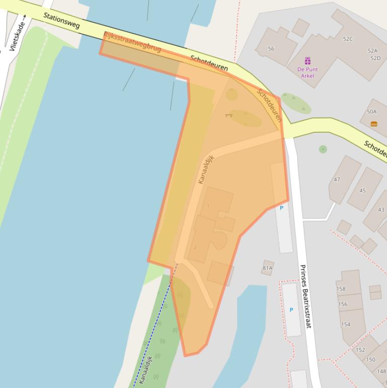 Kaart van postcodegebied 4241TB.