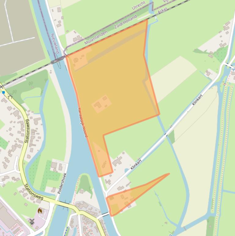 Kaart van postcodegebied 4241TC.