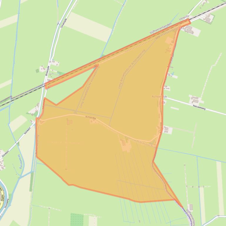 Kaart van postcodegebied 4241TG.