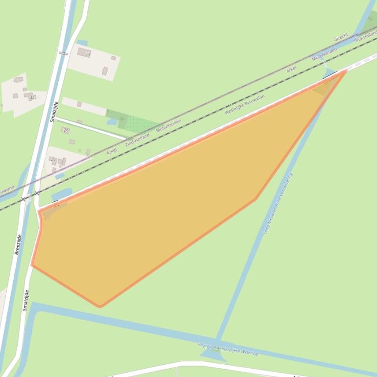 Kaart van postcodegebied 4241TK.