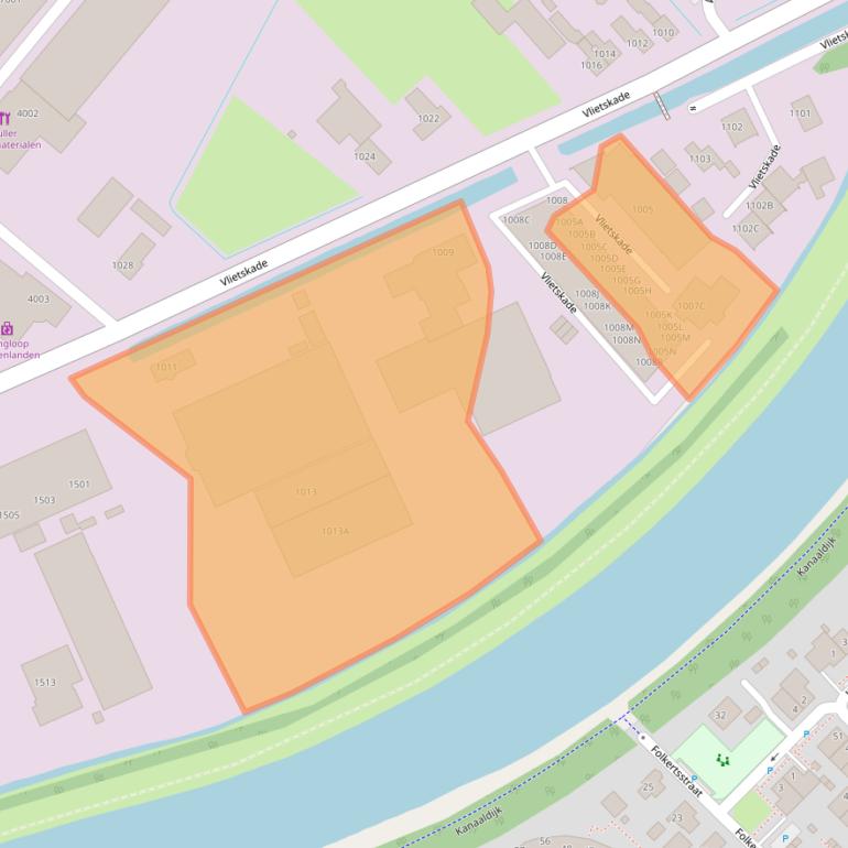 Kaart van postcodegebied 4241WD.