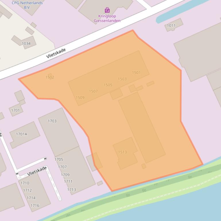 Kaart van postcodegebied 4241WH.