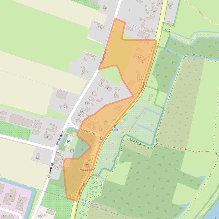 Kaart van postcodegebied 4241XC.