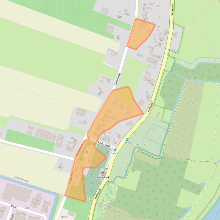 Kaart van postcodegebied 4241XE.