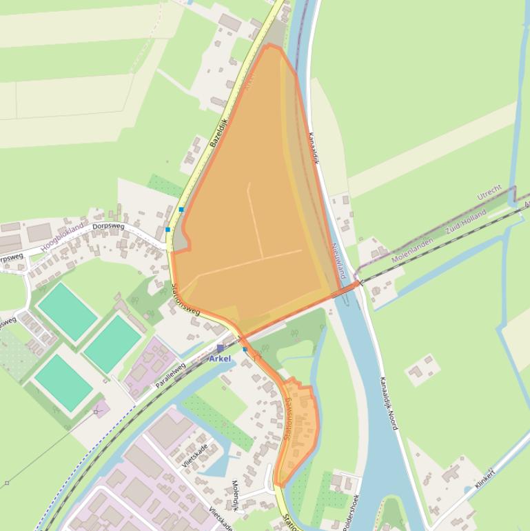 Kaart van postcodegebied 4241XJ.