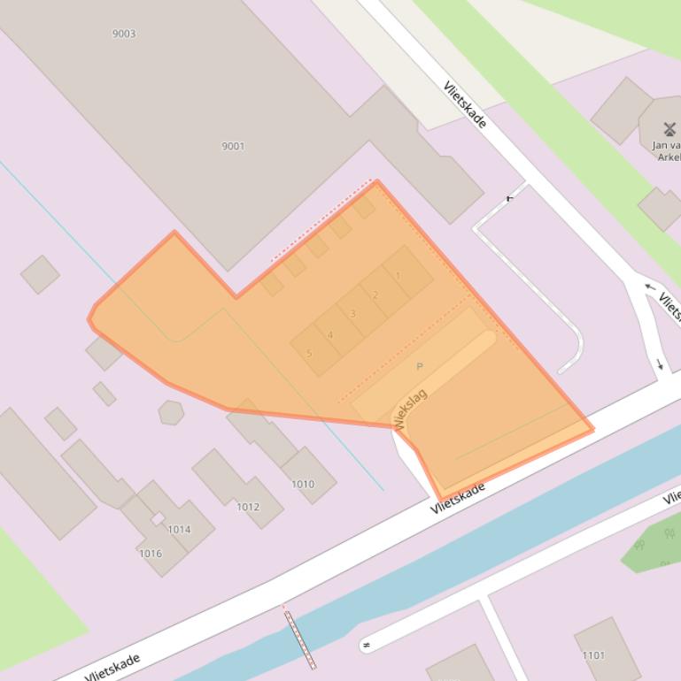 Kaart van postcodegebied 4241XV.