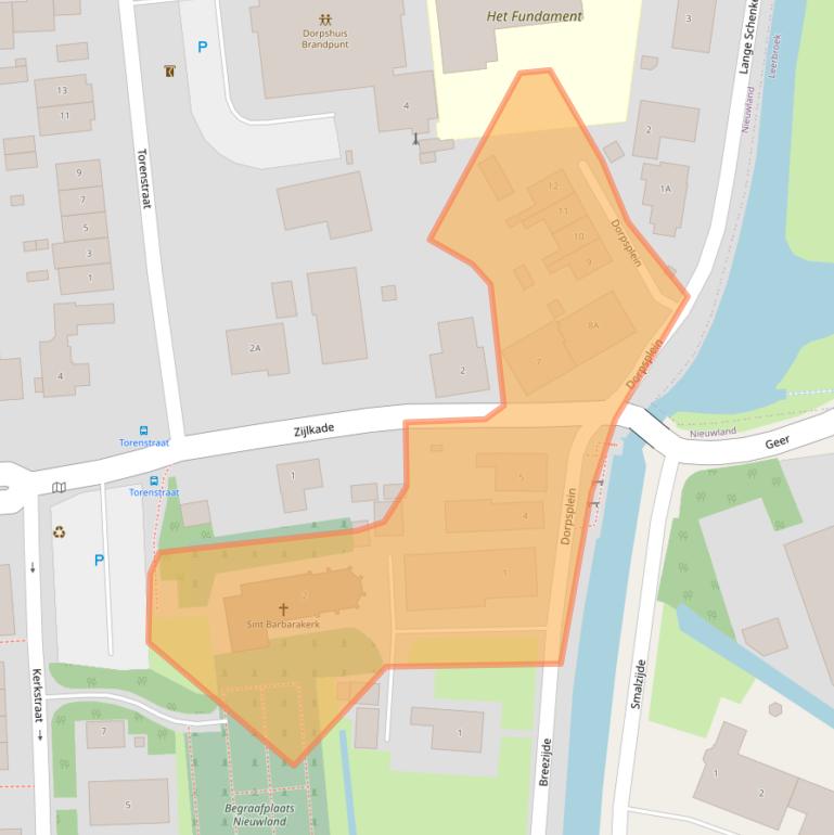 Kaart van postcodegebied 4243JC.