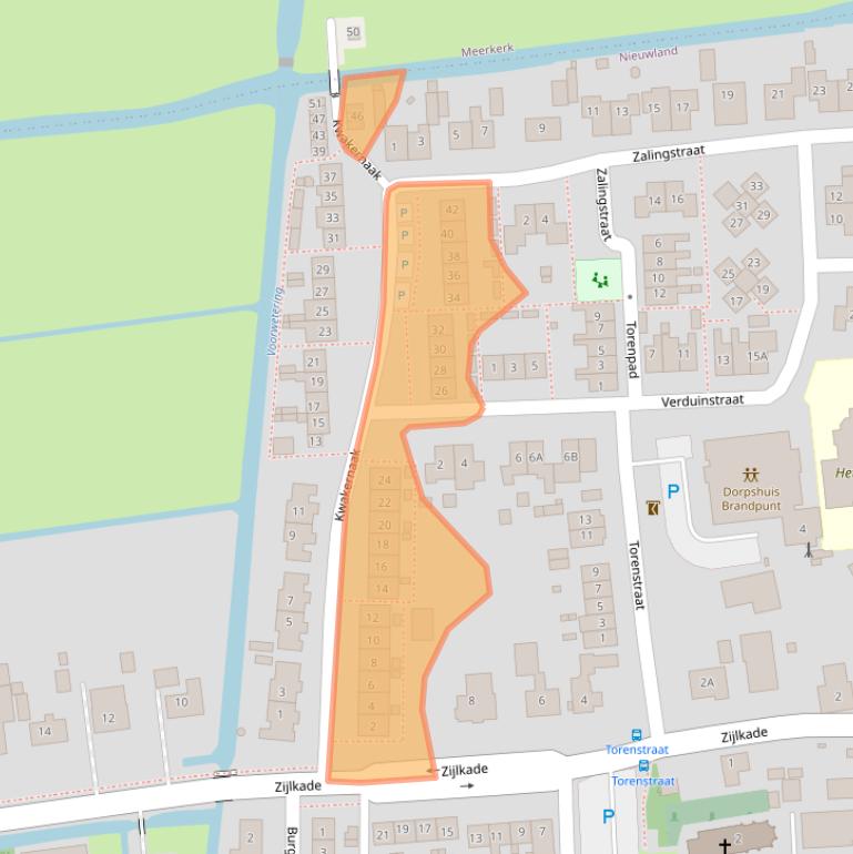 Kaart van postcodegebied 4243JK.