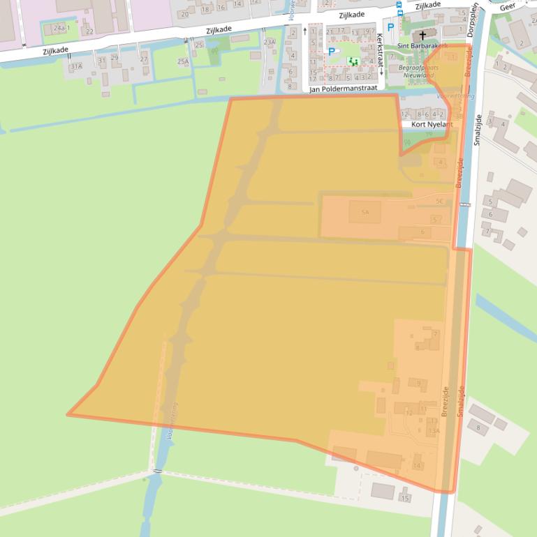 Kaart van postcodegebied 4243JM.