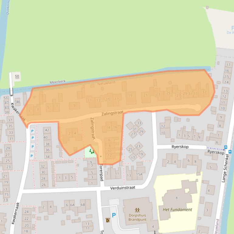 Kaart van postcodegebied 4243JV.