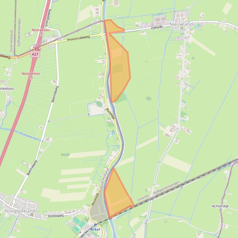 Kaart van postcodegebied 4243TC.