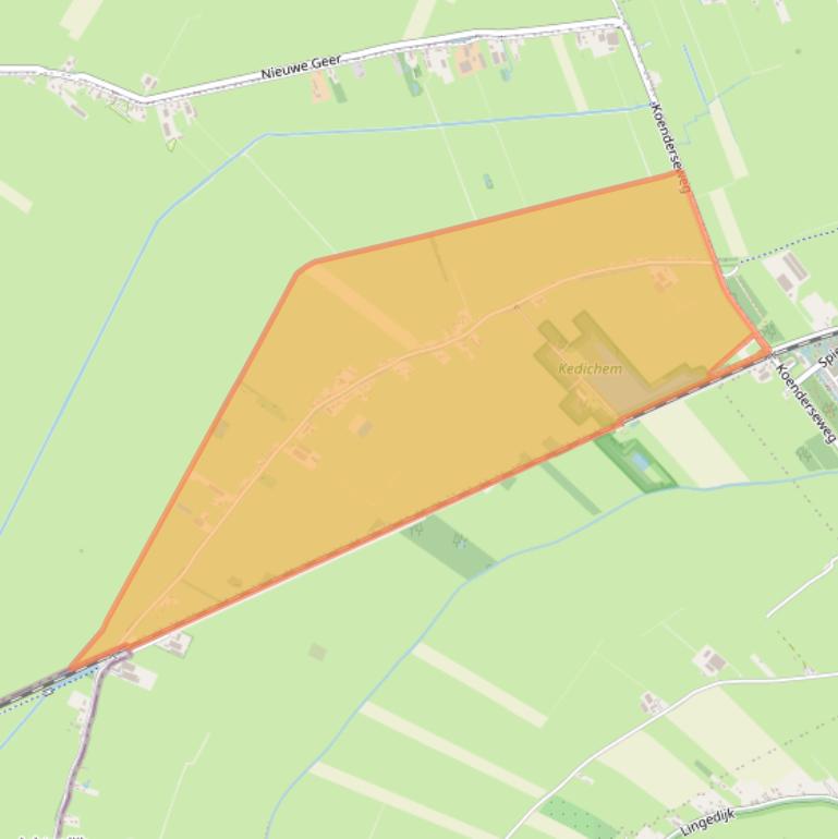 Kaart van postcodegebied 4243TM.