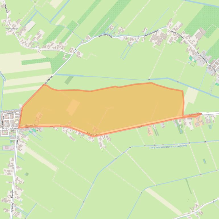 Kaart van postcodegebied 4245JS.