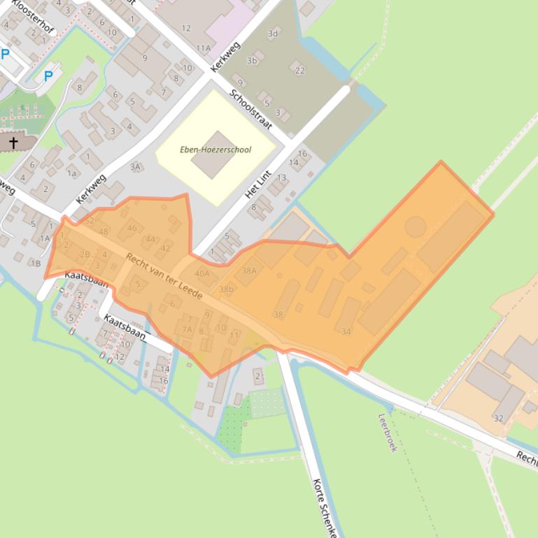 Kaart van postcodegebied 4245KB.