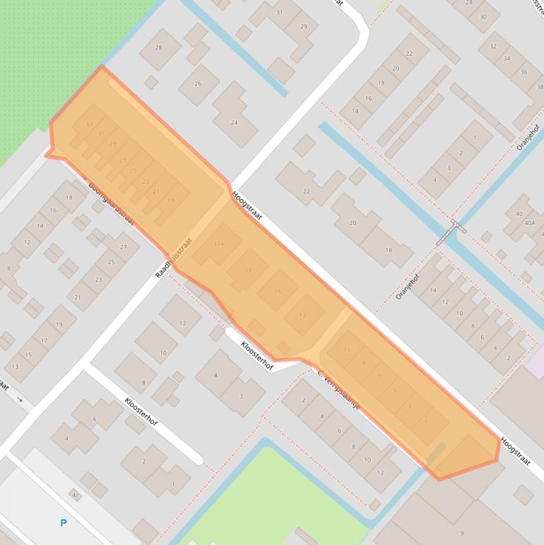 Kaart van postcodegebied 4245KC.