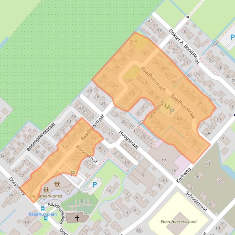 Kaart van postcodegebied 4245KG.