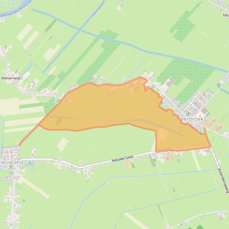 Kaart van postcodegebied 4245KS.