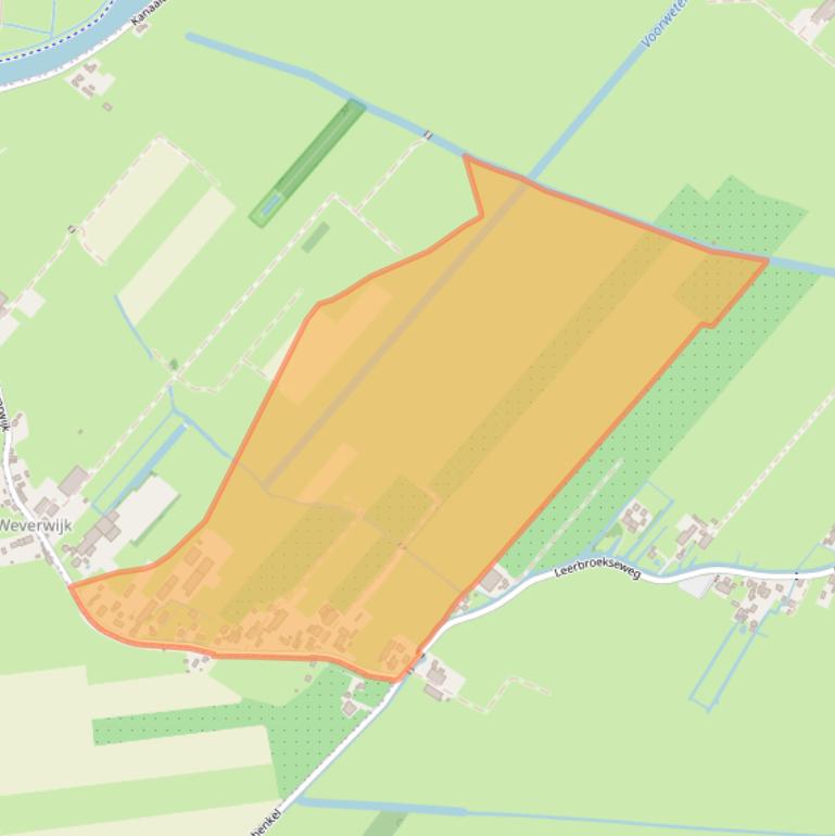 Kaart van postcodegebied 4245KW.