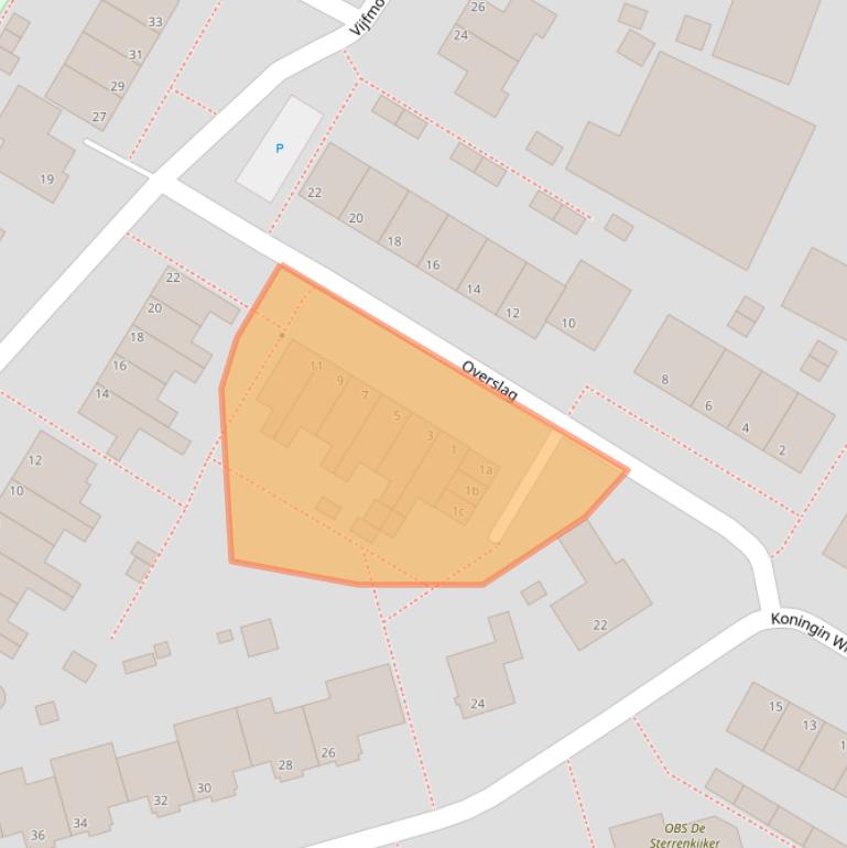 Kaart van postcodegebied 4247EB.