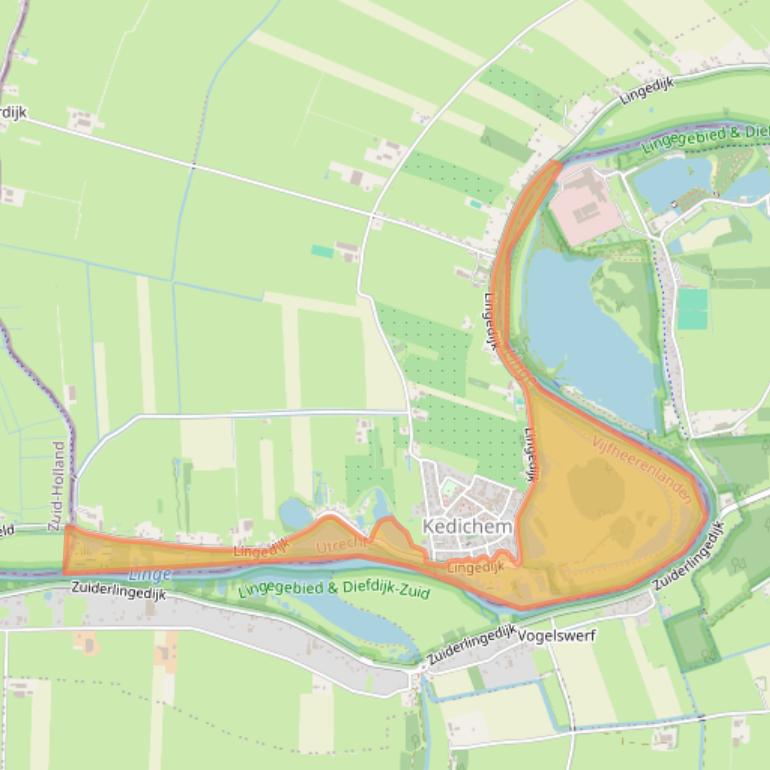 Kaart van postcodegebied 4247EE.