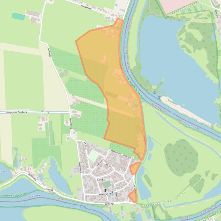 Kaart van postcodegebied 4247EG.